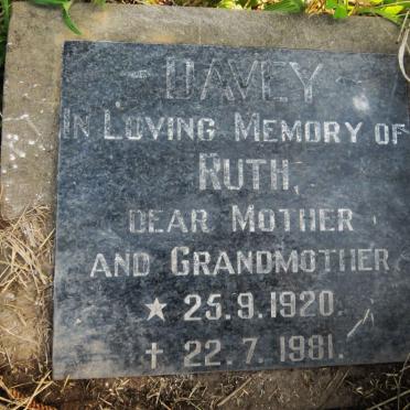 DAVEY Ruth 1920-1981