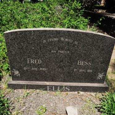 ELLIS Fred -1945 & Bess -1981