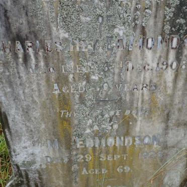 EDMONDSON Charles Hey -1908 &amp; M. -1925