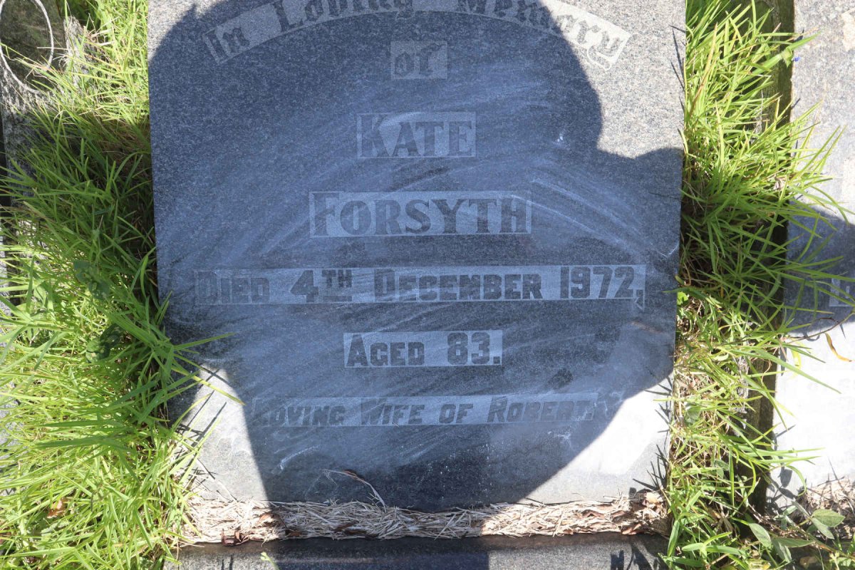 FORSYTH Kate -1972