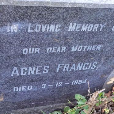 FRANCIS Agnes -1954