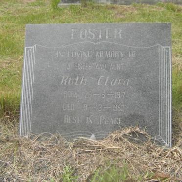 FOSTER Ruth Clara 1917-1952