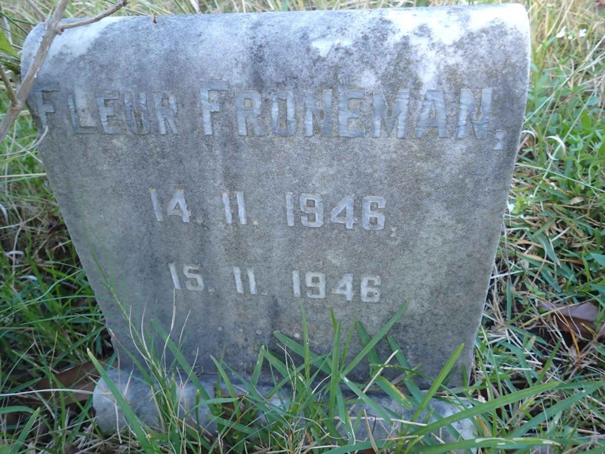 FRONEMAN Fleur 1946-1946