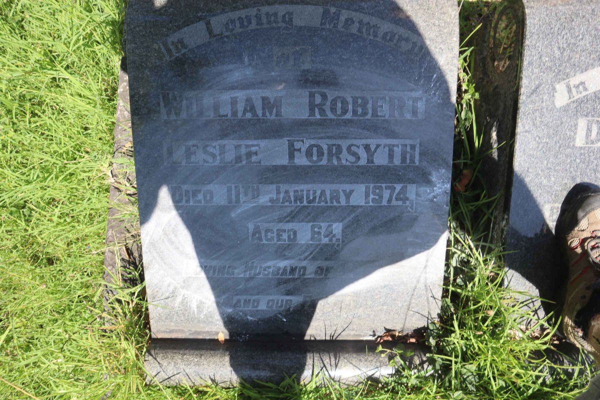 FORSYTH William Robert Leslie -1974