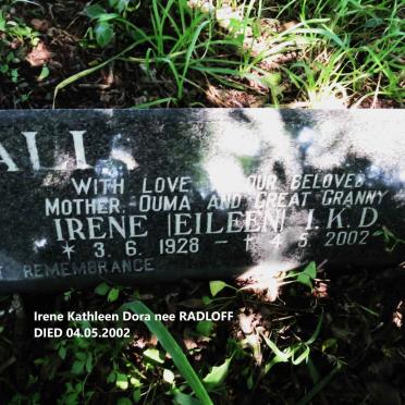 GOODALL Eric George 1924-1987 & Irene Eileen I.K.D. 1928-2002 _2