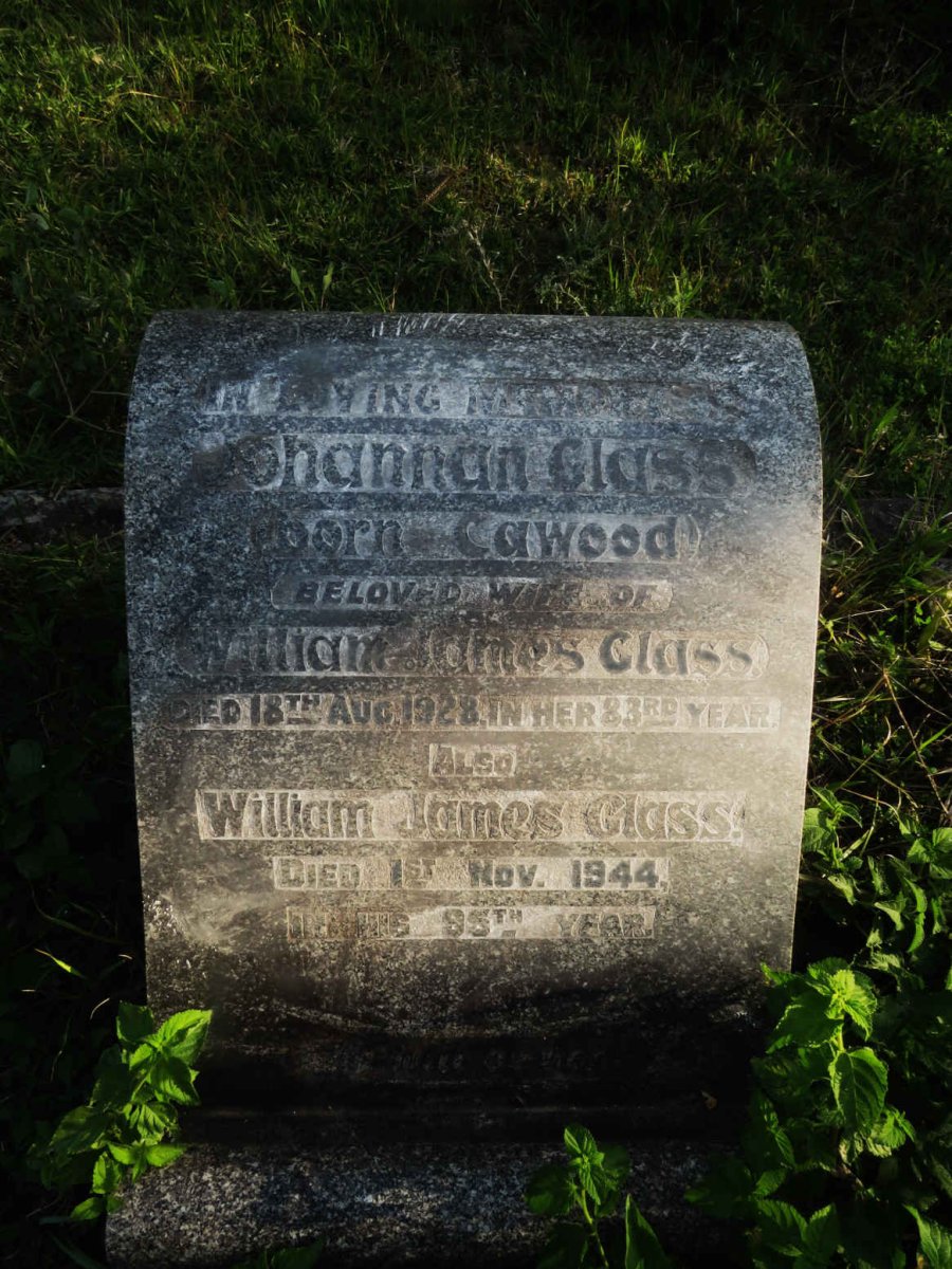 GLASS William James -1944 & Johanna CAWOOD -1928