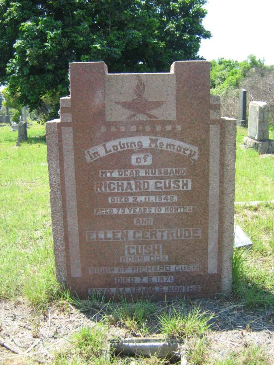 GUSH Richard -1946 &amp; Ellen Gertrude COX -1971