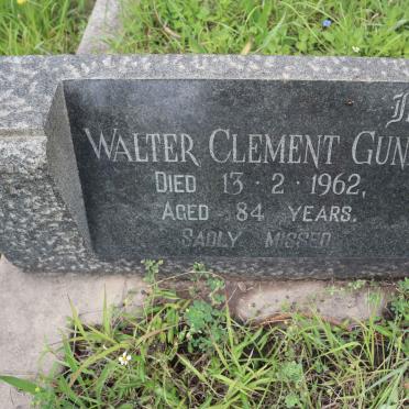GUNN Walter Clement -1962