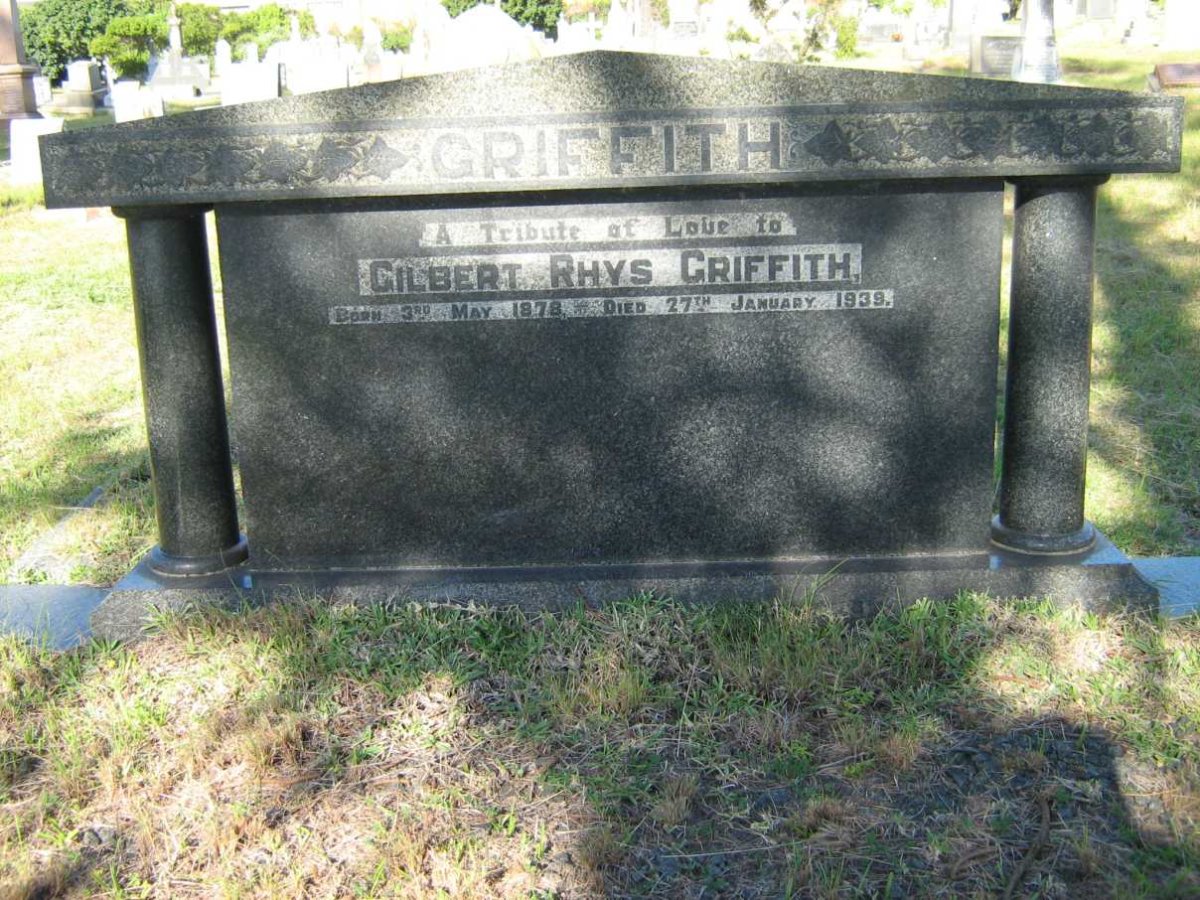 GRIFFITH Gilbert Rhys 1878-1939