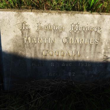 GOODALL Martin Charles -1936