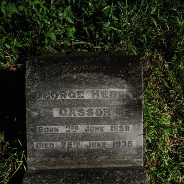 GASSON George Henry 1858-1935