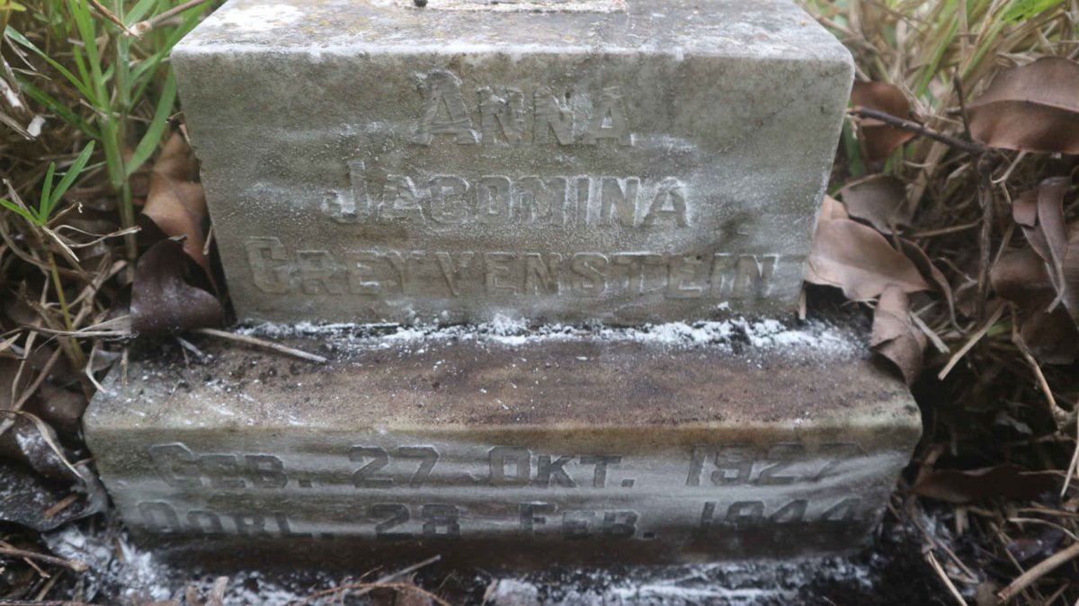 GREYVENSTEIN Anna Jacomina 1927-1944