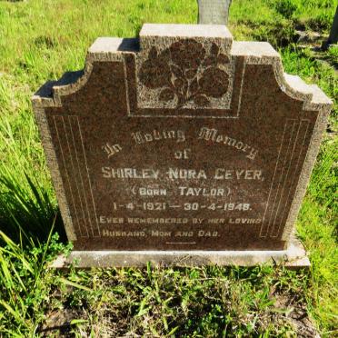 GEYER Shirley Nora nee TAYLOR 1921-1948