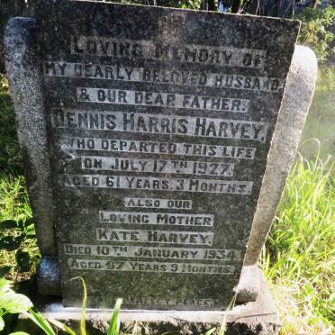 HARVEY Dennis Harris -1927 & Kate -1934