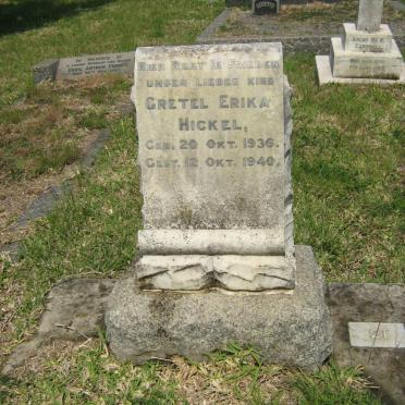 HICKEL Gretel Erika 1936-1904