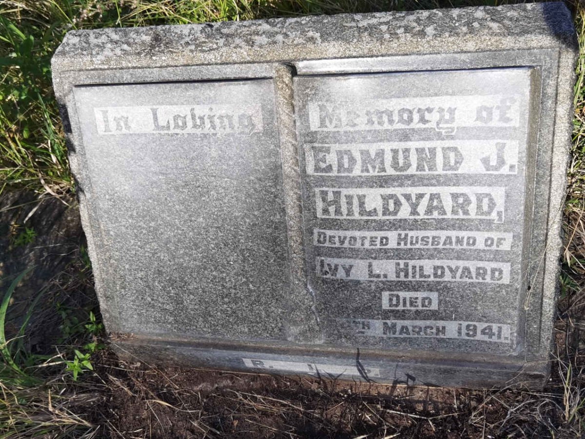 HILDYARD Edmund J. -1941