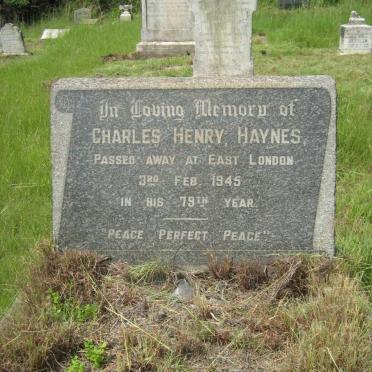HAYNES Charles Henry -1945