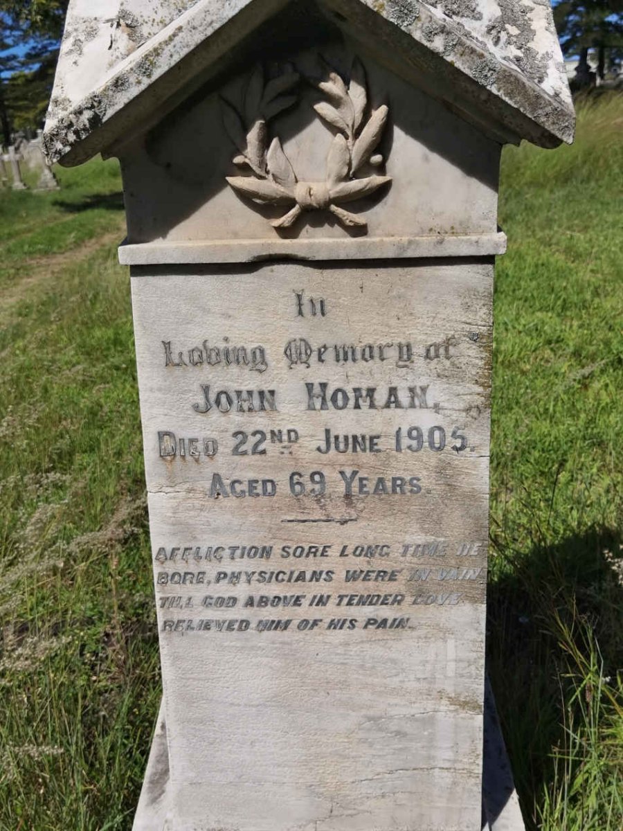 HOMAN John -1905