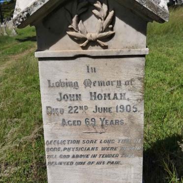 HOMAN John -1905