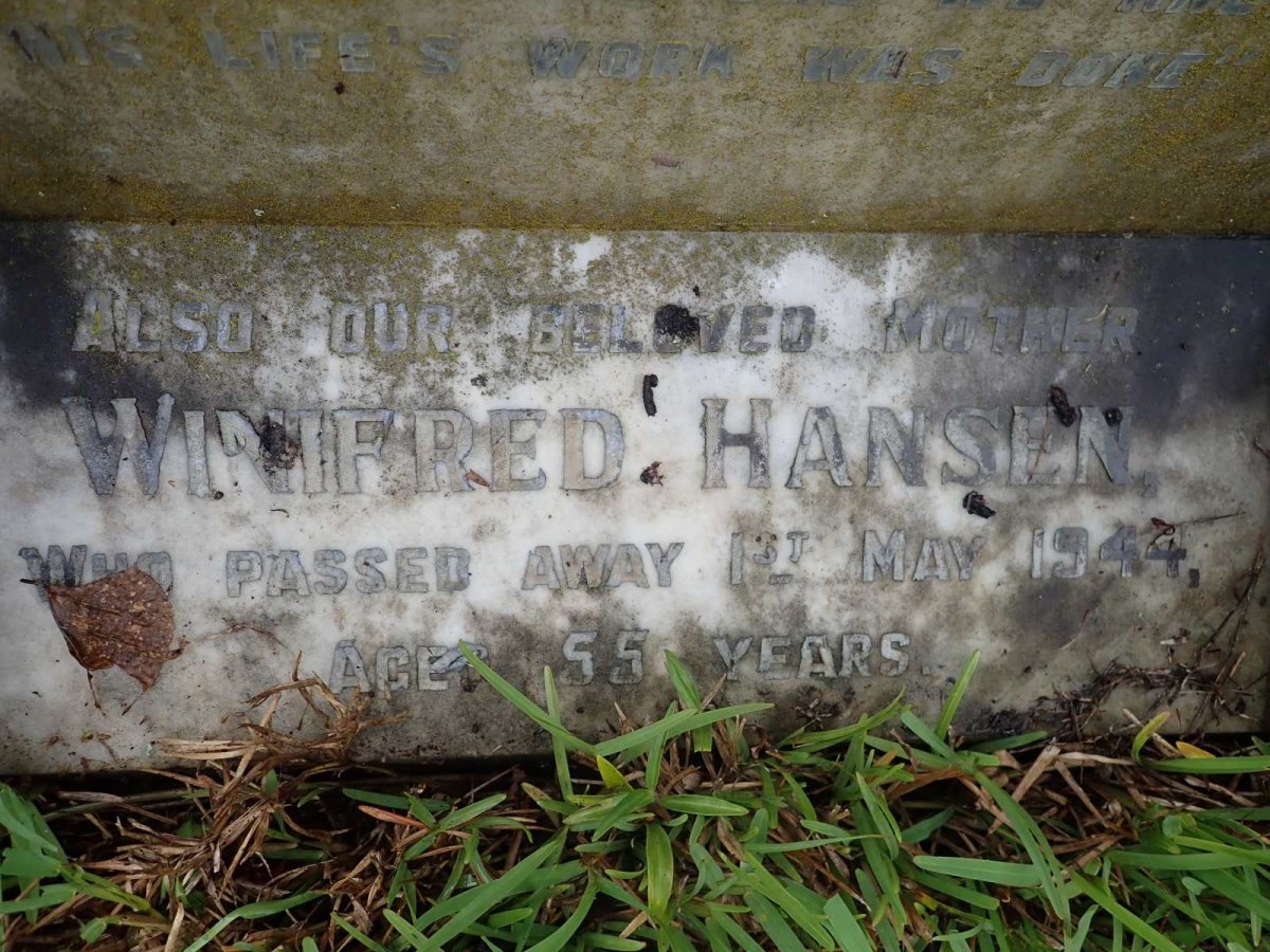 HANSEN Winifred -1944