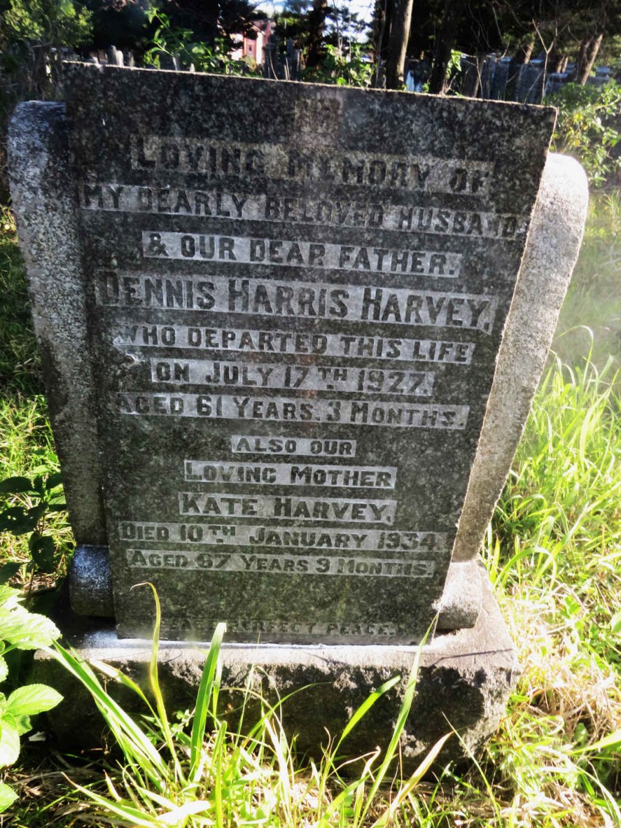 HARVEY Dennis Harris -1927 & Kate -1934