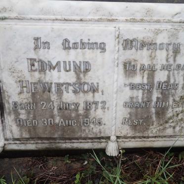 HEWETSON Edmund 1872-1945
