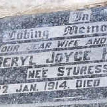 HARPER Beryl Joyce nee STURESS 1914-1952