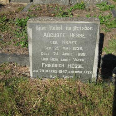 HESSE Auguste nee KRAFT 1836-1888 :: HESSE Friedrich -1947