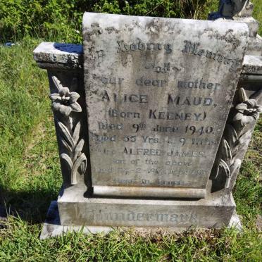 HUNDERMARK Alice Maud nee KEENEY -1940 :: HUNDERMARK Alfred James -1914