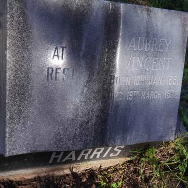 HARRIS Aubrey Vincent 1896-1978