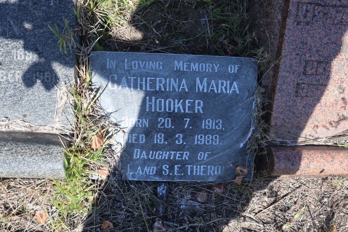 HOOKER Catherina Maria 1913-1989