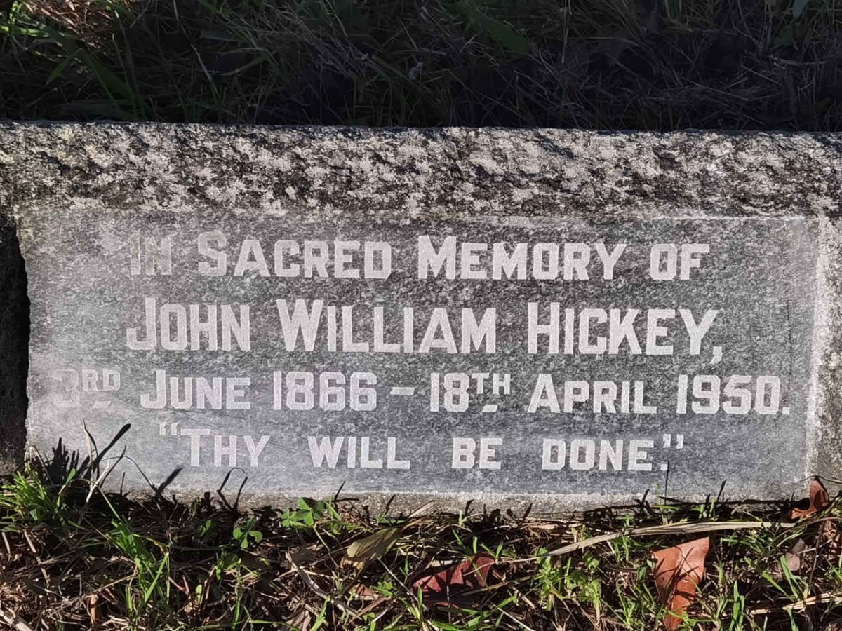 HICKEY John William 1866-1950
