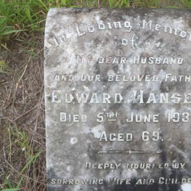 HANSEN Edward -1932