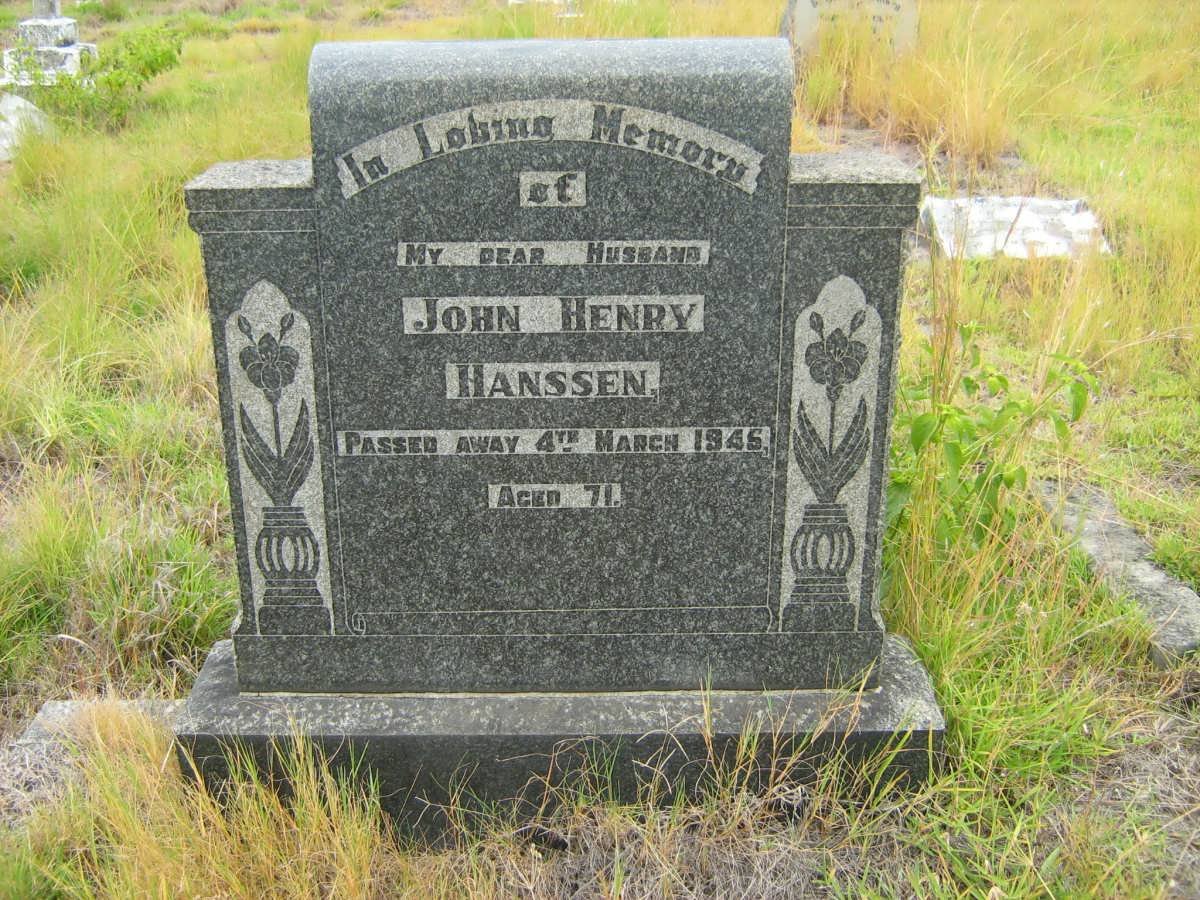 HANSSEN John Henry -1946