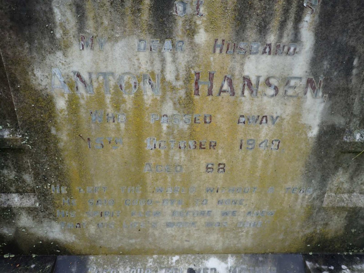 HANSEN Anton -194?