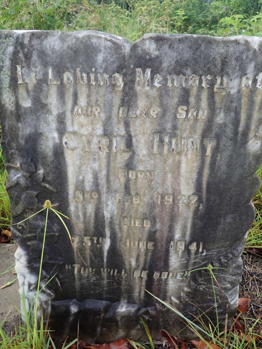 HUNT Cyril 1922-1941