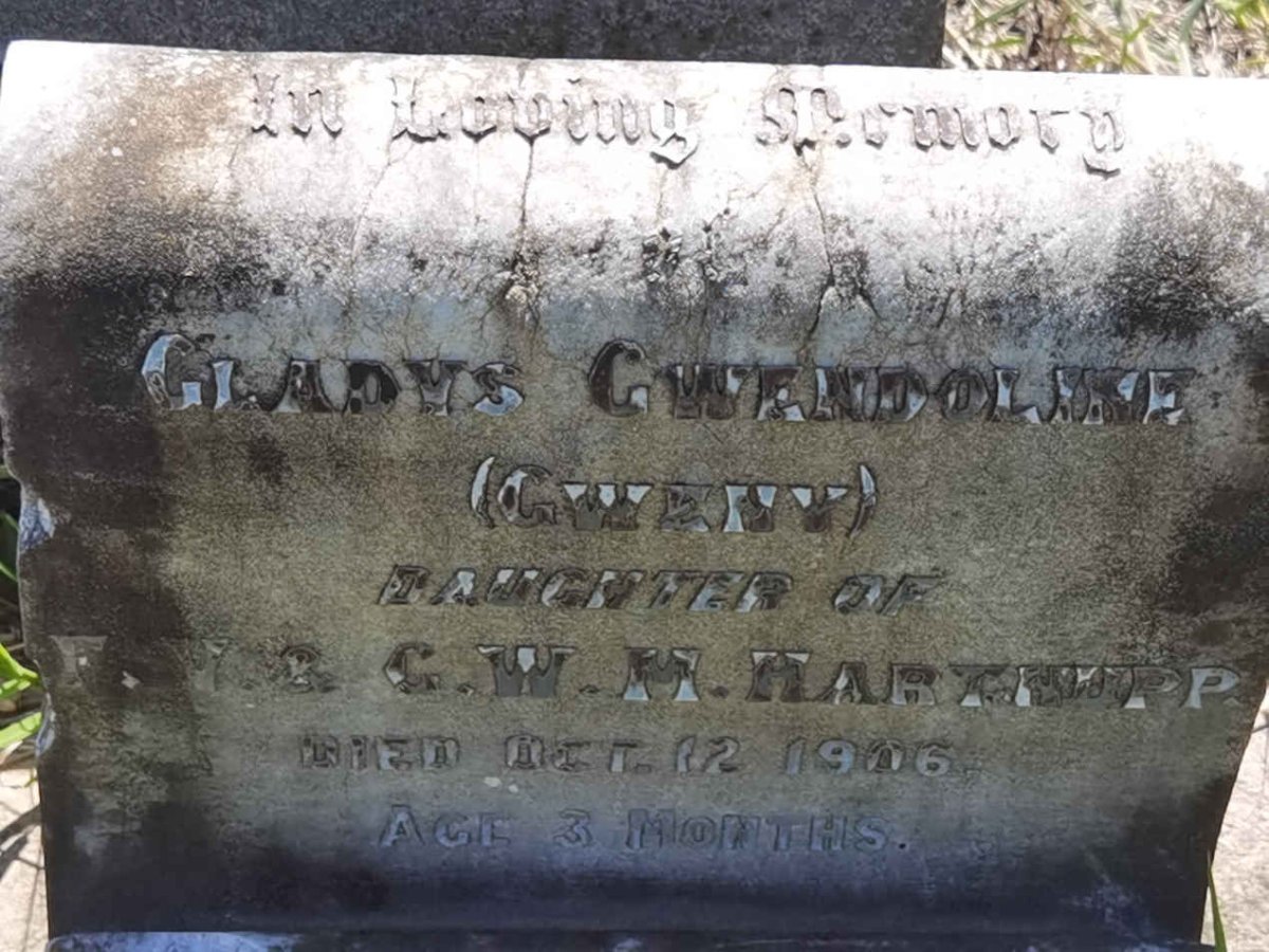 HARTNUPP Gladys Gwendoline -1906
