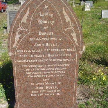 HOYLE John 1839-1917 &amp; Dorcas -1903
