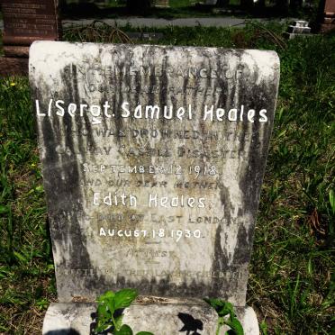 HEALES Samuel -1918 & Edith -1930