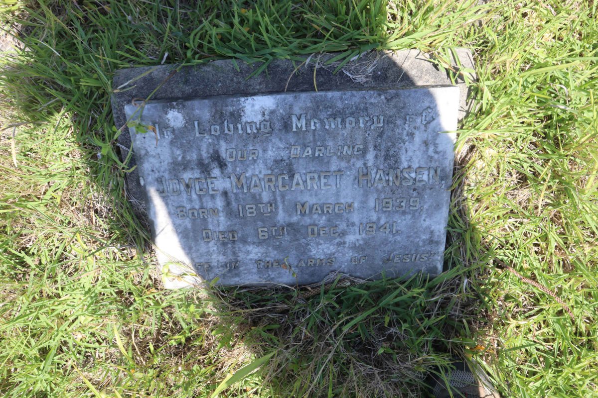 HANSEN Joyce Margaret 1939-1941