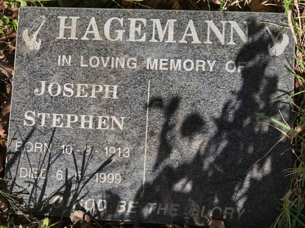 HAGEMANN Joseph Stephen 1913-1999