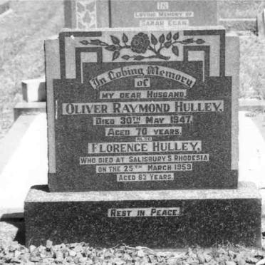 HULLEY Oliver Raymond -1947 &amp; Florence -1959