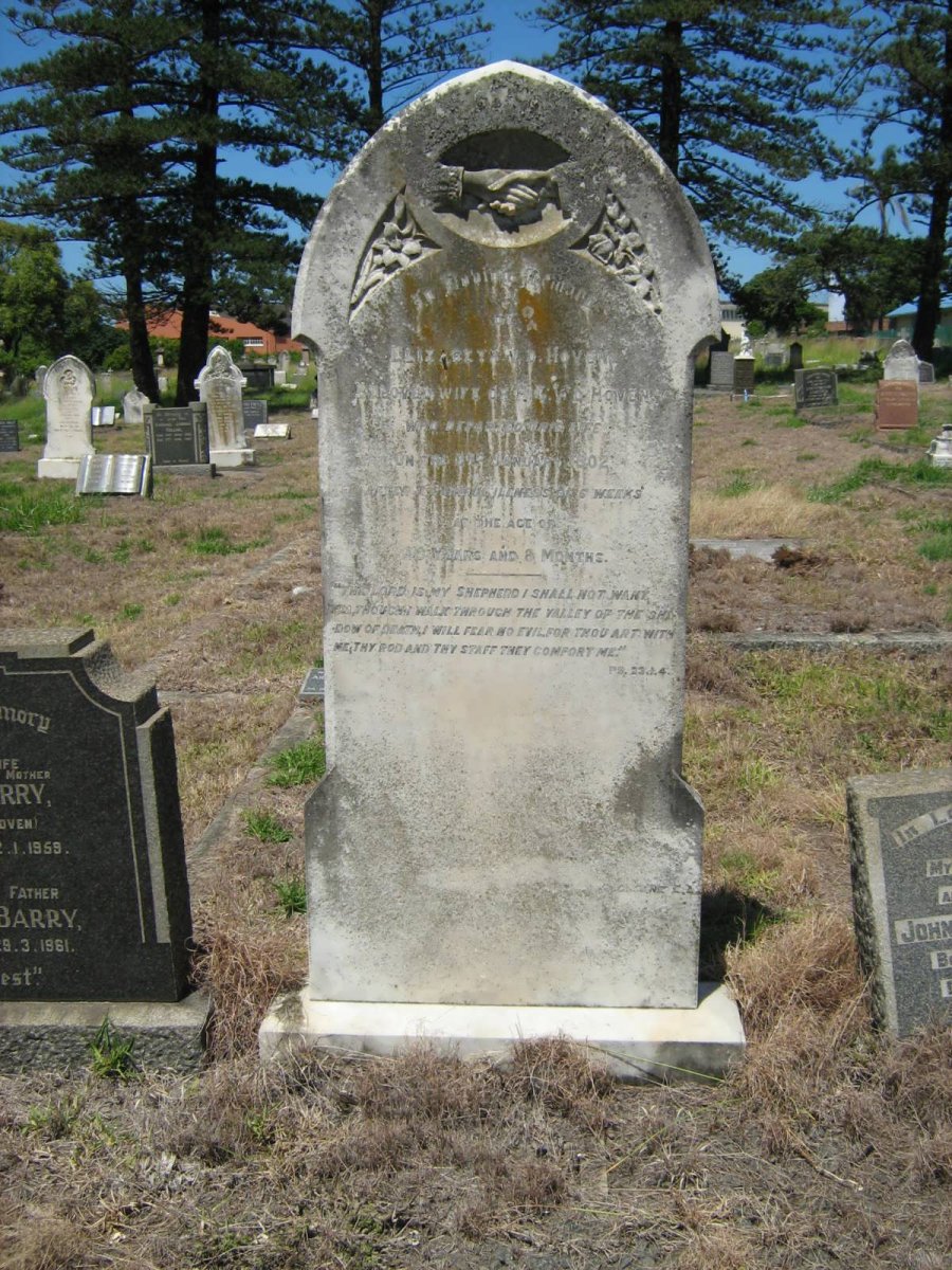 HOVEN Elizabeth, v.d. -1902
