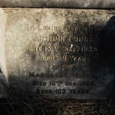 IVINGS Arthur -1935 & Margaret -1965