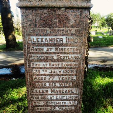 INNES Alexander -1935 & Ellen Margaret -1938