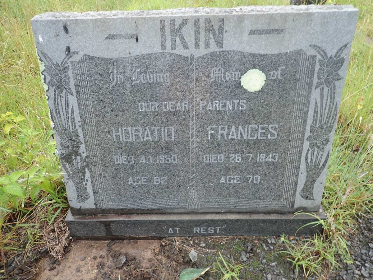 IKIN Horatio -1950 &amp; Frances -1943