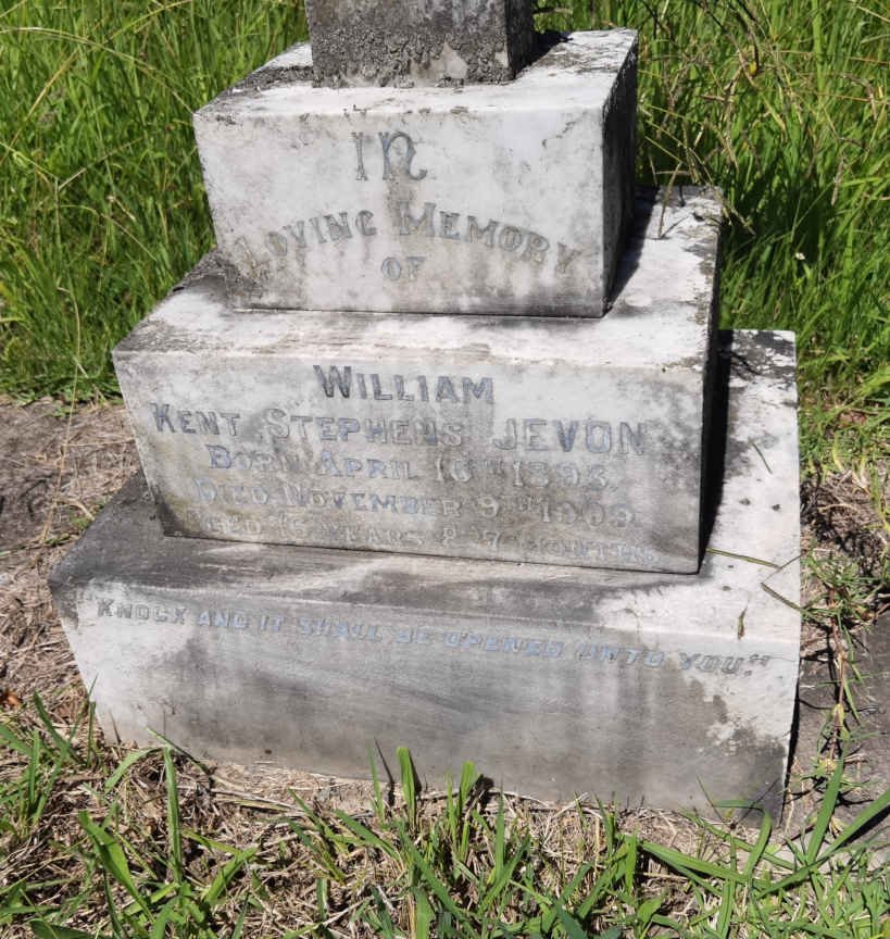 JEVON William Kent Stephens 1893-1909