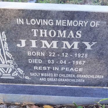 JIMMY Thomas 1928-1967