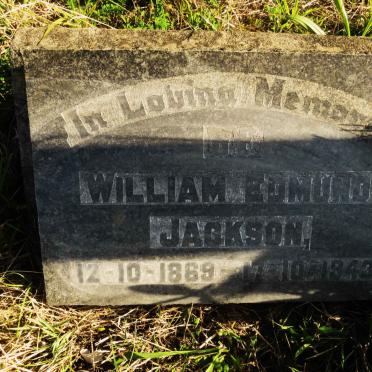 JACKSON William Edmund 1869-1943