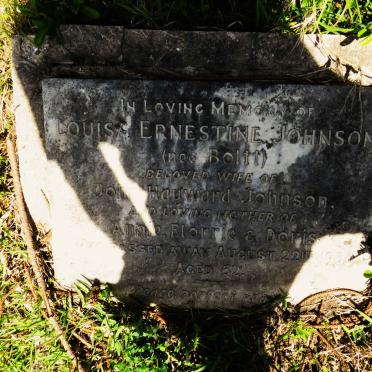 JOHNSON Louisa Ernestine nee BOLTT -1930